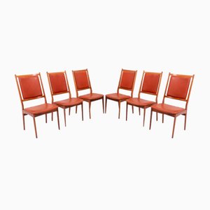 Mid-Century Modern Danish Chairs by Hugo Frandsen for Spøttrup Stolfabrik, Set of 6