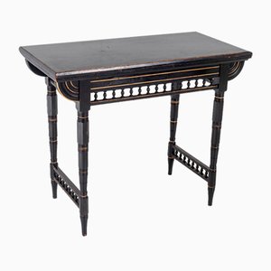 Ebonised Console and Card Table by James Shoolbred London
