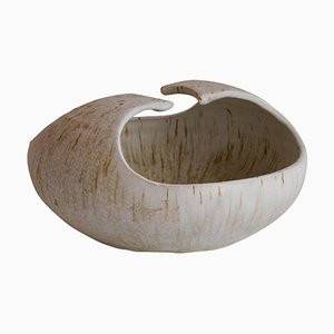 Large Sculptural Studio Pottery Bowl by Jaap Ravelli, 1940s