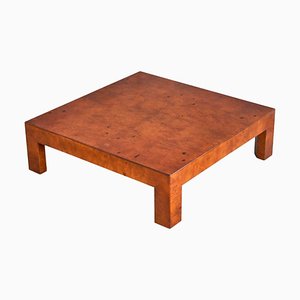 Mid-Century Burl Coffee Table in the style of Milo Baughman, 1970s