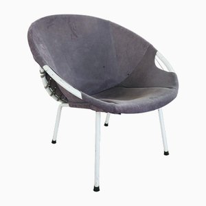 Balloon Lounge Chair in Suede, 1960s