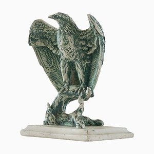 Scultura Aquila in ceramica, anni '60