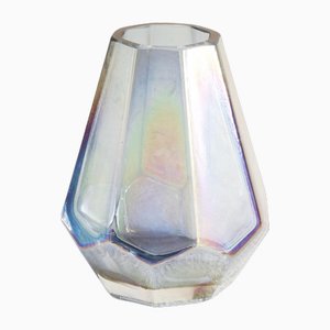 Art Deco Iridescent Glass Vase, 1930s