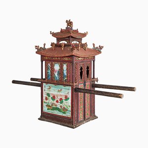 Antiker chinesischer Salonstuhl, 1890er