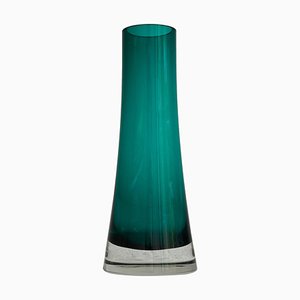 Tall Modernist Glass Vase by Riihimäen Lasi Oy, 1960s