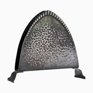 Portatovaglioli Art Déco in argento patinato, Paesi Bassi, anni '20