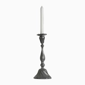 Art Nouveau Candleholder in Pewter, 1950s