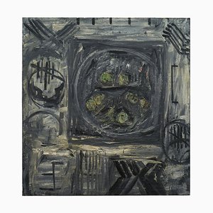 Marc Mulders, Composition, 1986, Large Oil on Canvas