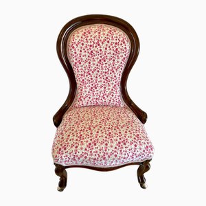 Victorian Mahogany Ladies Chair, 1860s