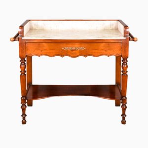 French Louis Philippe Style Washstand in Chestnut, 1920s