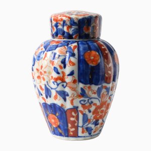 Japanese Imari Porcelain Ginger Jar Vase, 1890s