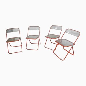 Dining Chairs by Giancarlo Piretti for Castelli / Anonima Castelli, 1970, Set of 4