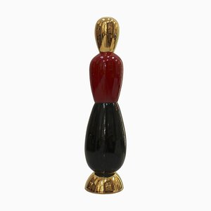 Italian Modern Colored Ceramic Totem by Alessandro Mendini and Alessandro Guerriero, 1990s