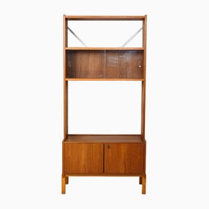 Vintage Scandinavian Bookcase with Showcase, 1960s