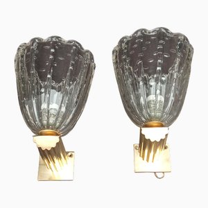 Sconces from Barovier & Toso, 1950s, Set of 2