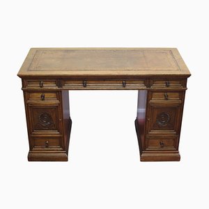 Victorian Pedestal Desk from Howard & Sons