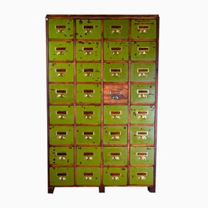 Vintage Green Pharmacist Cabinet