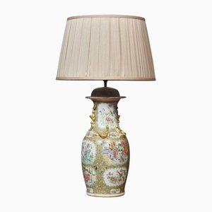 Cantonese Famille Rose Vases Lamp, 1890s