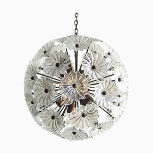 Vintage Sputnik Italian Crystal Chandelier, 1980