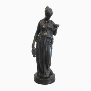 Mid 19th Century Danish Carved Wood Figure of Hebe