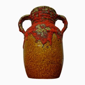 Vase Lava 1771-22 en Céramique de Übelacker Keramik, Allemagne, 1970s