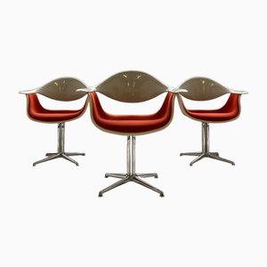 Space Age Daf Chairs by George Nelson for Herman Miller, Set of 3
