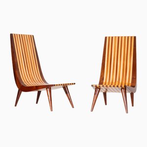 Brazilian Lounge Chairs, 1960s, Set of 2