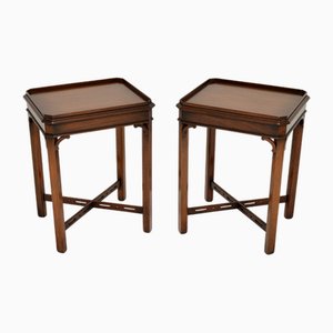 Georgian Style Side Tables, 1930, Set of 2