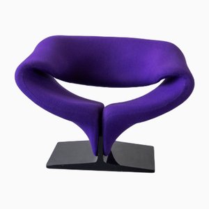 Butaca Ribbon en morado de Pierre Paulin para Artifort, 1966