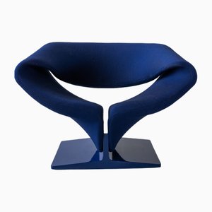 Ribbon Blue Armchair by Pierre Paulin for Artifort, 1966