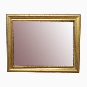 Espejo vintage rectangular dorado