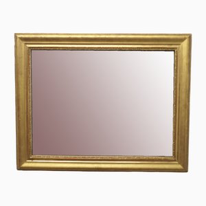 Miroir Rectangulaire Vintage Doré