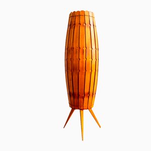 Vintage Czechoslovak Hand-Tied Table Lamp attributed to Uluv, 1960s