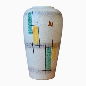 Abstrakte Vase von Scheurich, 1960er
