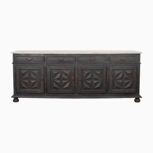 Französisches Sideboard aus lackierter Eiche