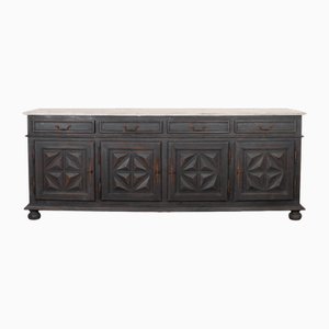 French Painted Oak Sideboard