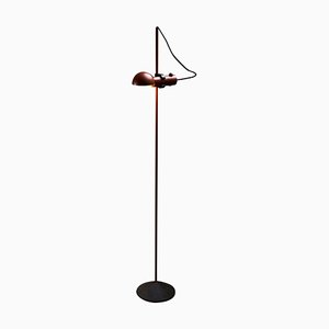 Petrol Red Floor Lamp attributed to Raul Barbieri & Giorgio Maranelli for Tronconi, 1970s