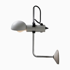 Murogru Special White Directional Wall Lamp attributed to Tronconi, 1970s