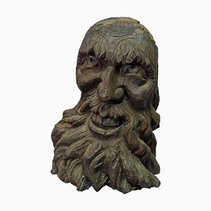 Geschnitzter Schwarzwälder Gartenbrunnen aus Holz, 19. Jh., 1890er