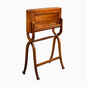 Victorian Walnut Campaign Travelling Desk, 1880s