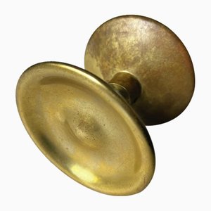 Circular Bronze Push-Pull Handles, Mid 20th Century