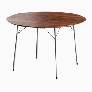 Round Dining Table Model 3600 by Arne Jacobsen for Fritz Hansen, Denmark, 1950s