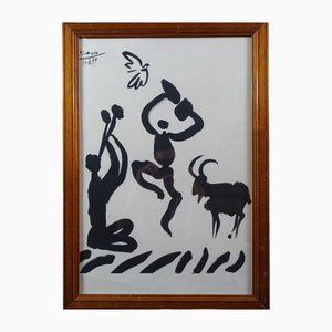 Pablo Picasso, Shepherd with Fauns, 1950s