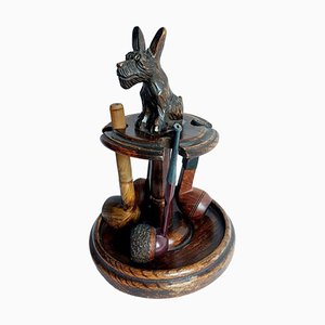 Tobacco Pipe Stand with Scotty Dog