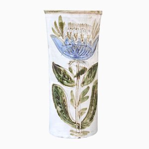 Vintage French Decorative Tall Vase by Albert Thiry, 1960s