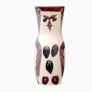 Jarrón Owl de cerámica de Pablo Picasso para Madoura, 1952