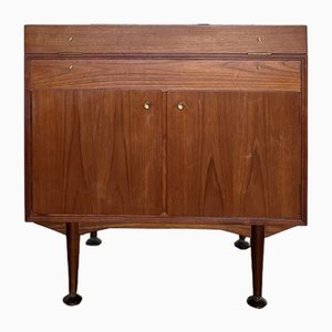 Mid-Century Drinks Cabinet with Fold Out Top, Britain, 1960