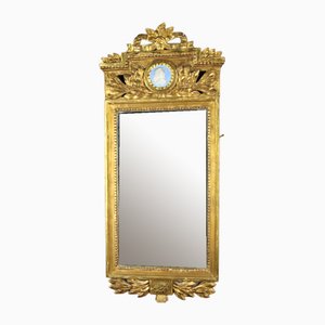 Specchio gustaviano con gemma, inizio XX secolo