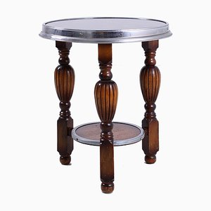 Art Deco Pedestal Side Table or Plant Stand, 1930s