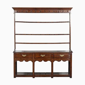 Large English George III Oak Dresser, 1780